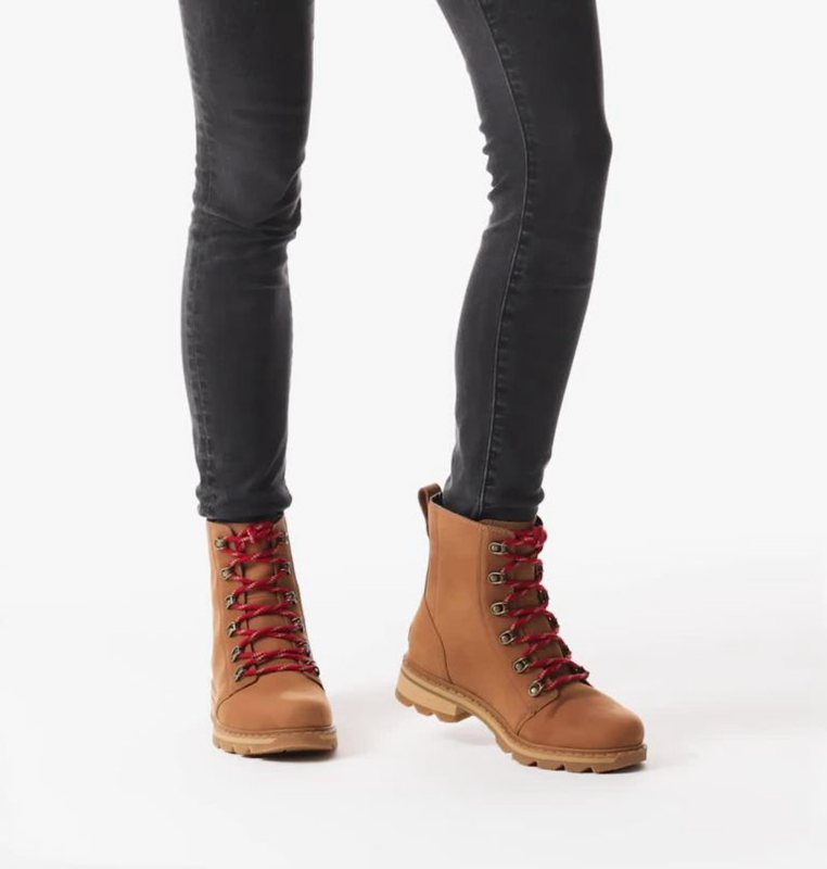 Sorel Dam Gummistövlar Brun - Lennox™ Lace Mid - YCW-865074